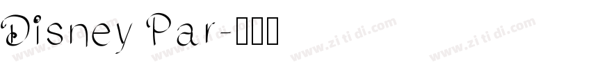 Disney Par字体转换